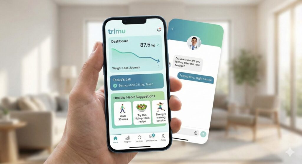 Trimu app dashboard
